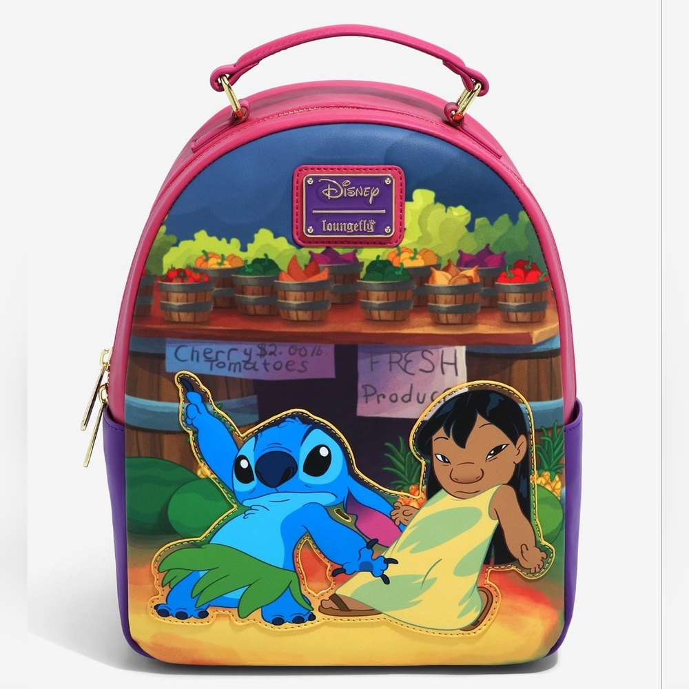 Loungefly Disney Lilo & Stitch Hula Mini Backpack